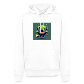 Pixel einzigartig Erstaunliche Pixel Art - Männer Premium Bio Hoodie - Weiß - Vorne - Nico (187cm)