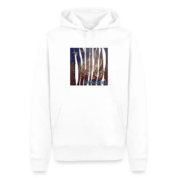 Painting Art Bevakesha - Men’s Premium Organic Hoodie - white - Front - Nico (187cm)