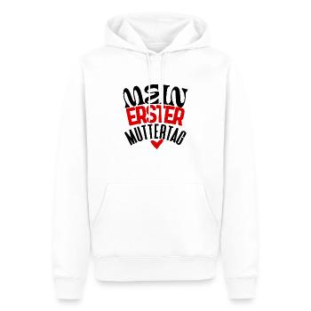 Mein erster Muttertag - Männer Premium Bio Hoodie - Weiß - Vorne - Nico (187cm)