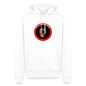 Keine Frauengewalt Unterdrückung - Männer Premium Bio Hoodie - Weiß - Vorne - Nico (187cm)