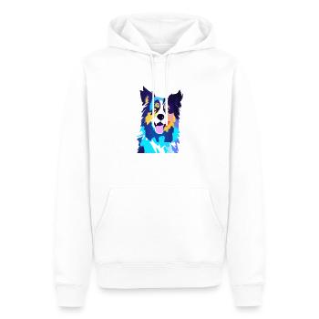 Hund Geschenk Hundehalter Hunde Schäferhund - Männer Premium Bio Hoodie - Weiß - Vorne - Nico (187cm)