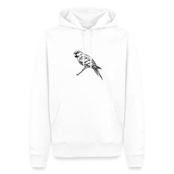 Budgerigar Bird Bird Propriétaire Cockatiel - Sweat à capuche Premium bio Homme - blanc - Devant - Nico (187cm)