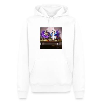 Tauben machen Salat - Männer Premium Bio Hoodie - Weiß - Vorne - Nico (187cm)