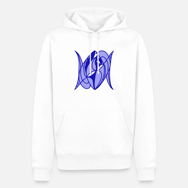 Metamorphose. Evolutionäre Verwandlung - Männer Premium Bio Hoodie - Weiß