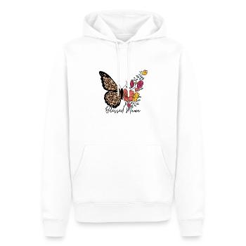 gesegnete Mama - Männer Premium Bio Hoodie - Weiß - Vorne - Nico (187cm)