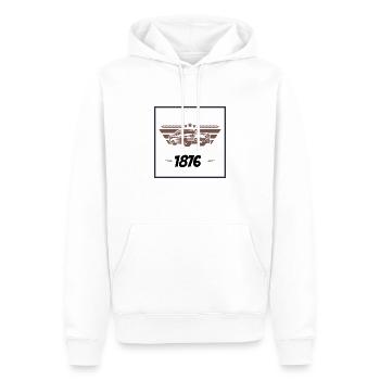 SGN 08 28 2022 1661693737935 - Männer Premium Bio Hoodie - Weiß - Vorne - Nico (187cm)
