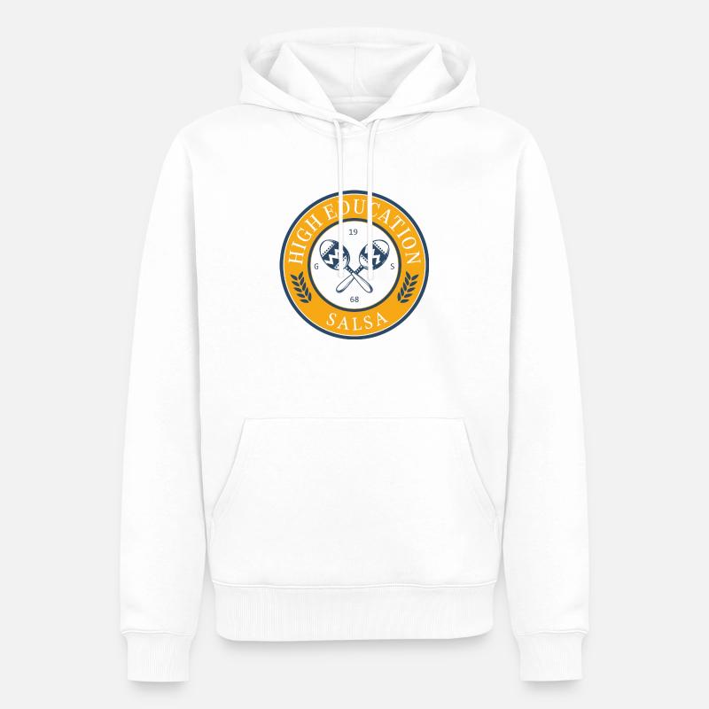 Salsero para siempre - Sweat à capuche Premium bio Homme - blanc