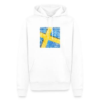 Schweden Schweden Flagge national norden skandinavia - Männer Premium Bio Hoodie - Weiß - Vorne - Nico (187cm)