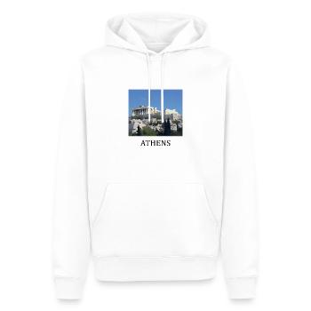 Akropolis von Athen, Griechenland - Männer Premium Bio Hoodie - Weiß - Vorne - Nico (187cm)