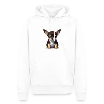 Chihuahua Dog Propriétaire Chihuahua Puppy Dogs - Sweat à capuche Premium bio Homme - blanc - Devant - Nico (187cm)