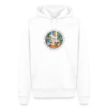 Wohnmobil Fahrer - Männer Premium Bio Hoodie - Weiß - Vorne - Nico (187cm)