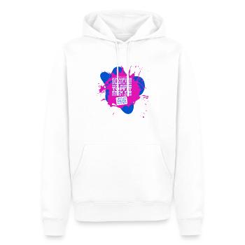 Rentner - Männer Premium Bio Hoodie - Weiß - Vorne - Nico (187cm)