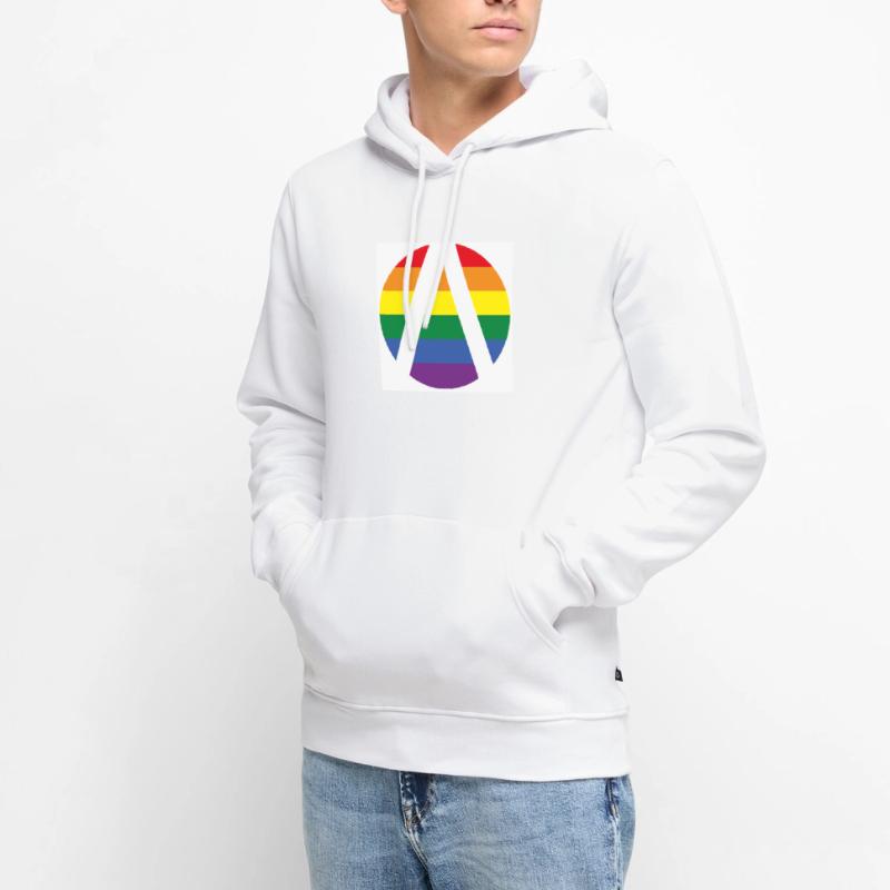 Lambda Logo CSD Männer Premium Bio Hoodie