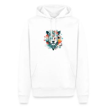 Kizo der König der Löwen - Männer Premium Bio Hoodie - Weiß - Vorne - Nico (187cm)