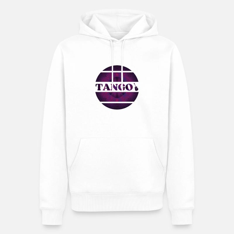 Danse tango - Sweat à capuche Premium bio Homme - blanc