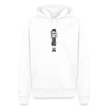 fille horreur 4 - Sweat à capuche Premium bio Homme - blanc - Devant - Nico (187cm)