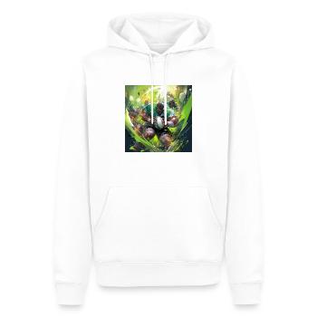 Rugby Rage - Men’s Premium Organic Hoodie - white - Front - Nico (187cm)