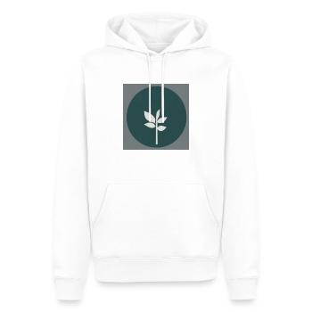 Durabilité - Sweat à capuche Premium bio Homme - blanc - Devant - Nico (187cm)