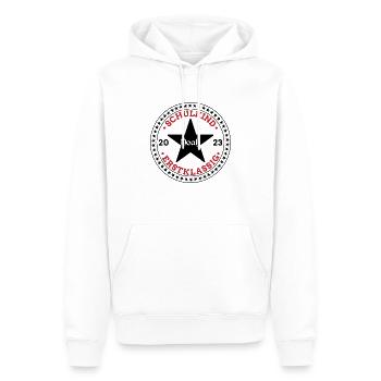 Écolier 2023 Noah Étudiant Top - Sweat à capuche Premium bio Homme - blanc - Devant - Nico (187cm)