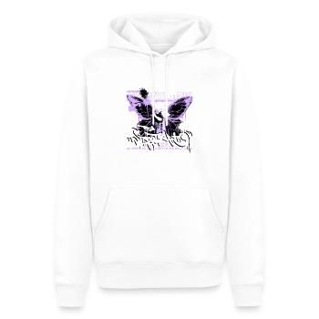 Colorful Butterfly Flowers Colorful Insect Dream Dream - Men’s Premium Organic Hoodie - white - Front - Nico (187cm)