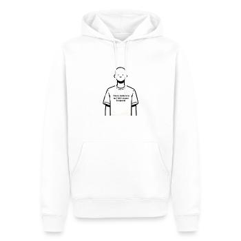 I'm special - Sweat à capuche Premium bio Homme - blanc - Devant - Nico (187cm)