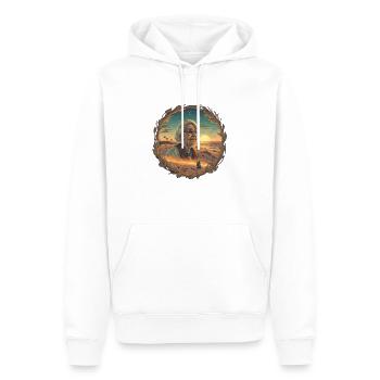 Dementia - Men’s Premium Organic Hoodie - white - Front - Nico (187cm)