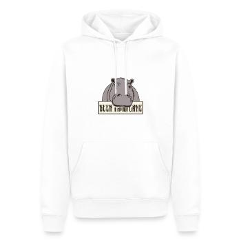 Your Way - Männer Premium Bio Hoodie - Weiß - Vorne - Nico (187cm)