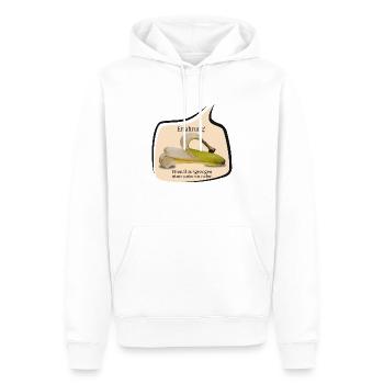 ausziehen m blase - Männer Premium Bio Hoodie - Weiß - Vorne - Nico (187cm)