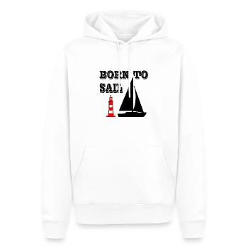 Voile - Sweat à capuche Premium bio Homme - blanc - Devant - Nico (187cm)