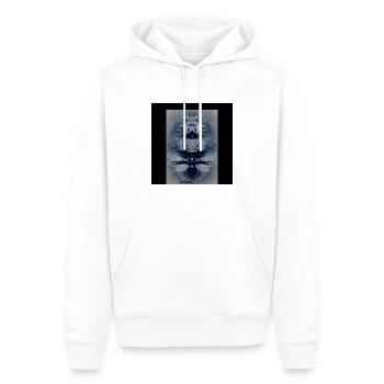 Fareast - Männer Premium Bio Hoodie - Weiß - Vorne - Nico (187cm)