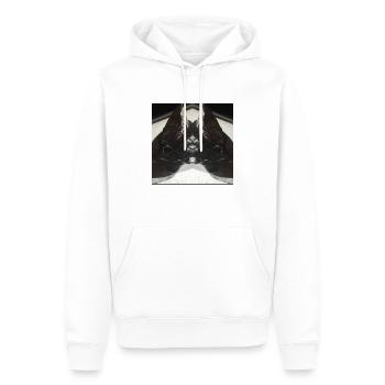 Gothic Rock - Männer Premium Bio Hoodie - Weiß - Vorne - Nico (187cm)