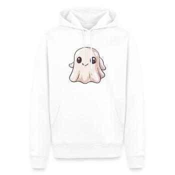 Spuk Spuken Geist Geister - Männer Premium Bio Hoodie - Weiß - Vorne - Nico (187cm)
