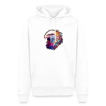 Aigle - Sweat à capuche Premium bio Homme - blanc - Devant - Nico (187cm)