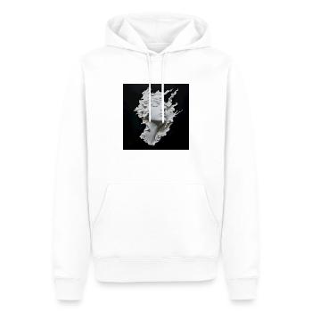 Surreal Art 10 - Men’s Premium Organic Hoodie - white - Front - Nico (187cm)