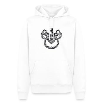 Schnuller - Männer Premium Bio Hoodie - Weiß - Vorne - Nico (187cm)