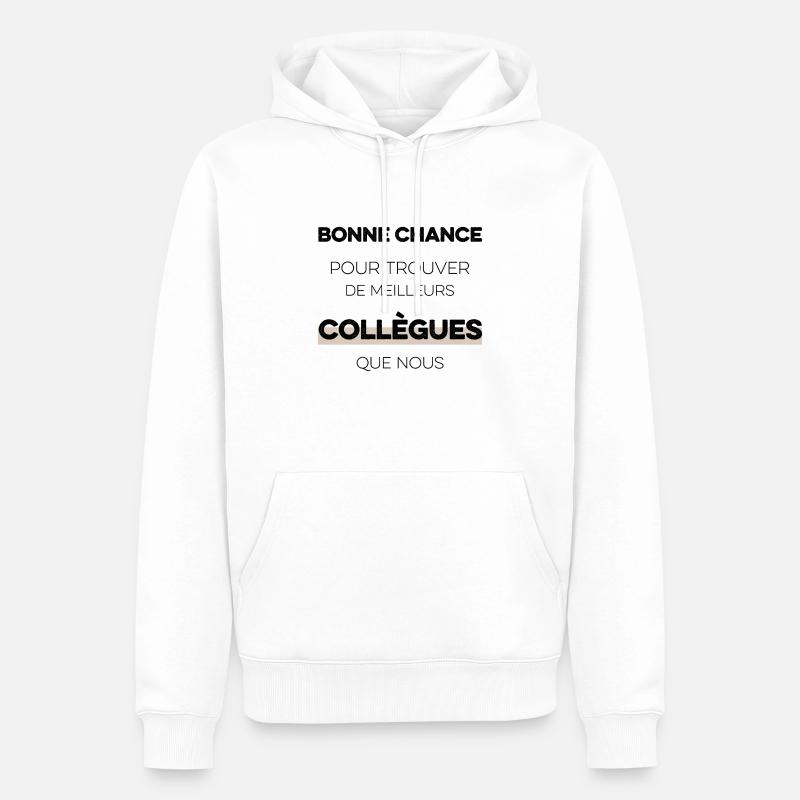 Geschenkidee für Rente, Beruf, Beruf - Männer Premium Bio Hoodie - Weiß