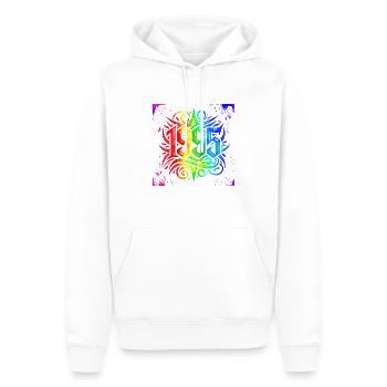 1995 Legende alles Gute Vintage Geburtstag Geburtsjahr - Männer Premium Bio Hoodie - Weiß - Vorne - Nico (187cm)