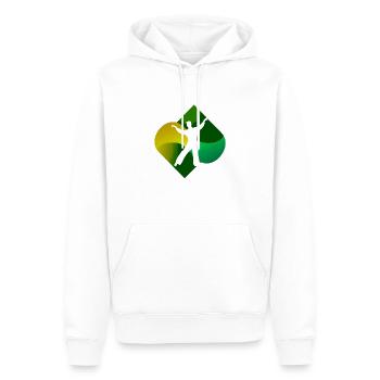 Tanzen Tanzmonster Tanzschule - Männer Premium Bio Hoodie - Weiß - Vorne - Nico (187cm)