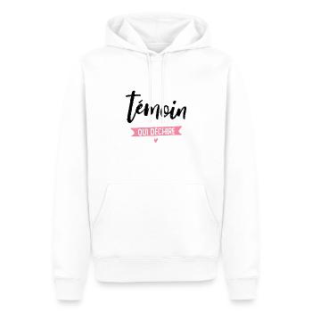 Zeuge, wer rockt - Männer Premium Bio Hoodie - Weiß - Vorne - Nico (187cm)