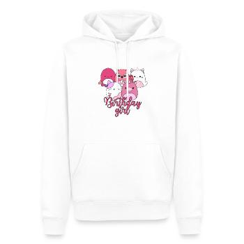 Cute Squishmallow Birthday Girl - Men’s Premium Organic Hoodie - white - Front - Nico (187cm)