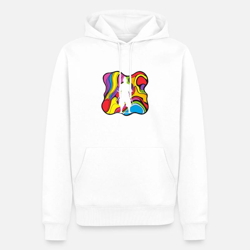 Ninja Karaté Samouraï - Sweat à capuche Premium bio Homme - blanc