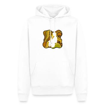 Saxophone Wind Instrument Saxophonist - Men’s Premium Organic Hoodie - white - Front - Nico (187cm)