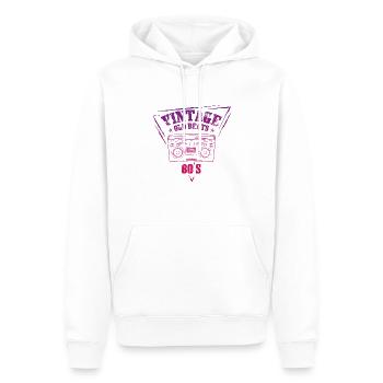 Ghetto Blaster Old Beats Vintage - Sweat à capuche Premium bio Homme - blanc - Devant - Nico (187cm)