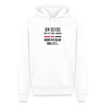 Kritik genervt humor ironie geschenk witzig - Männer Premium Bio Hoodie - Weiß - Vorne - Nico (187cm)