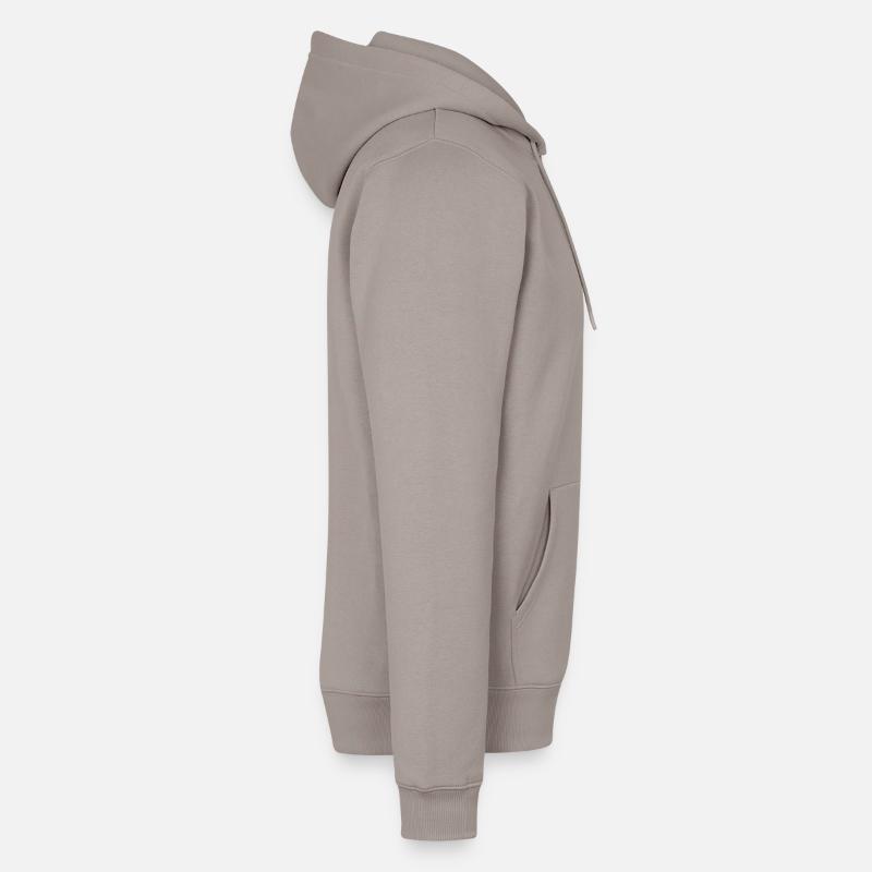 L’arbre pousse à la main - Design 2 Sweat à capuche Premium bio Homme