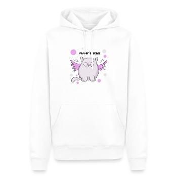 C’était pas moi! - Sweat à capuche Premium bio Homme - blanc - Devant - Nico (187cm)