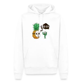 Ananas und witz - Männer Premium Bio Hoodie - Weiß - Vorne - Nico (187cm)