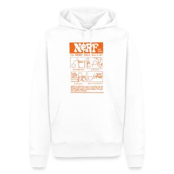 Nerf The Nerf Ball Does It All Design - Sweat à capuche Premium bio Homme - blanc - Devant - Nico (187cm)