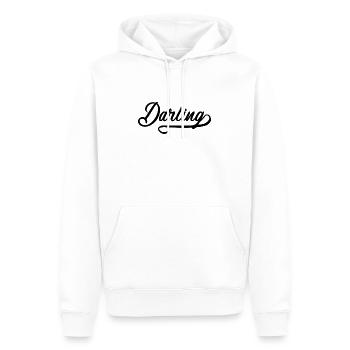 Vintage Liebling - Männer Premium Bio Hoodie - Weiß - Vorne - Nico (187cm)