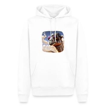 Vacation mode - Männer Premium Bio Hoodie - Weiß - Vorne - Nico (187cm)